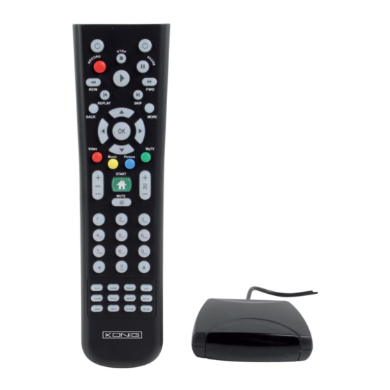 König Electronic CMP-MEDIAREM12 Manual