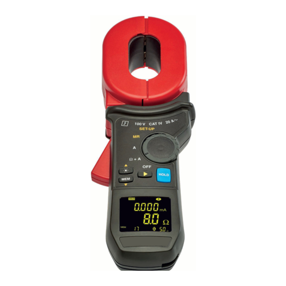Gossen MetraWatt METRACLIP EARTH PE Manuals