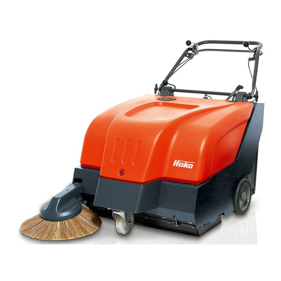 HAKO Sweepmaster P800 Instruction Manual
