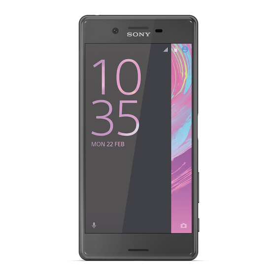 Sony Xperia X User Manual