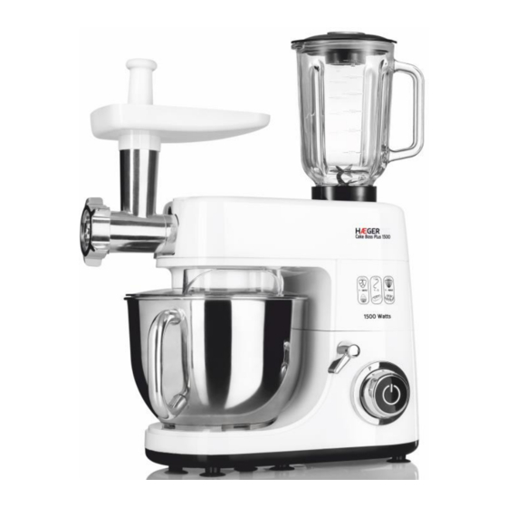 HAEGER Cake Boss Plus 1500 User Instructions