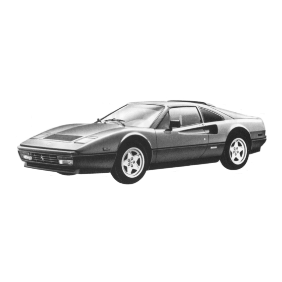 Ferrari 328 Owner's Manual