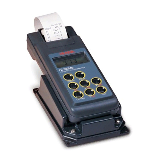 Hanna Instruments HI 98710 Instruction Manual