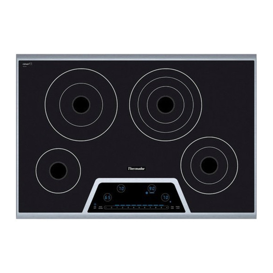 Thermador ELECTRICCOOKTOPS CET366FS Use And Care Manual