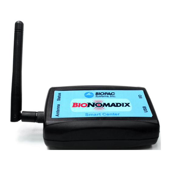 BIOPAC Systems BioNomadix Smart Center User Manual