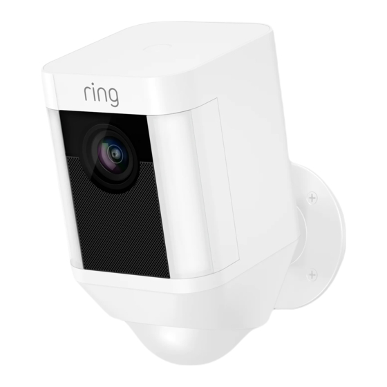 ring Spotlight Cam Battery Manual