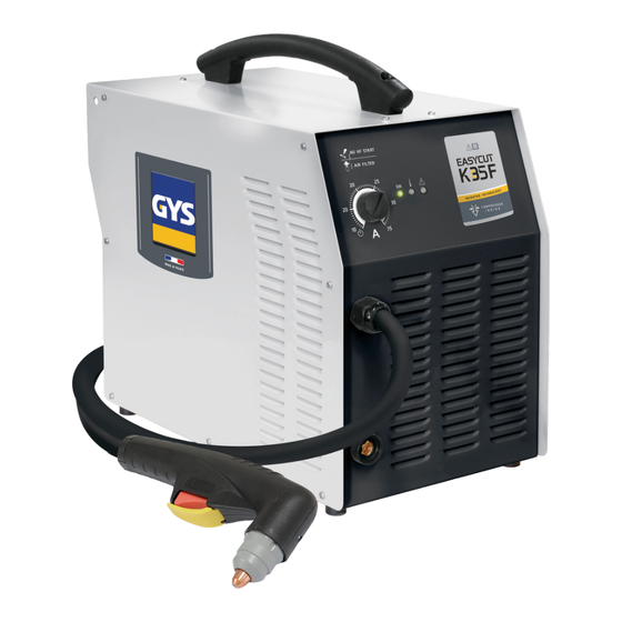 GYS EASYCUT K25 Manuals