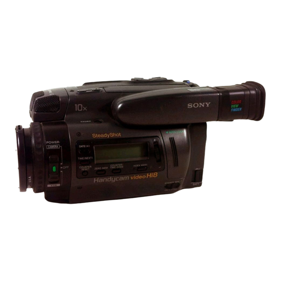 Sony video Hi8 Handycam CCD-TR700 Manuals