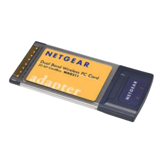 NETGEAR WAG511 User Manual