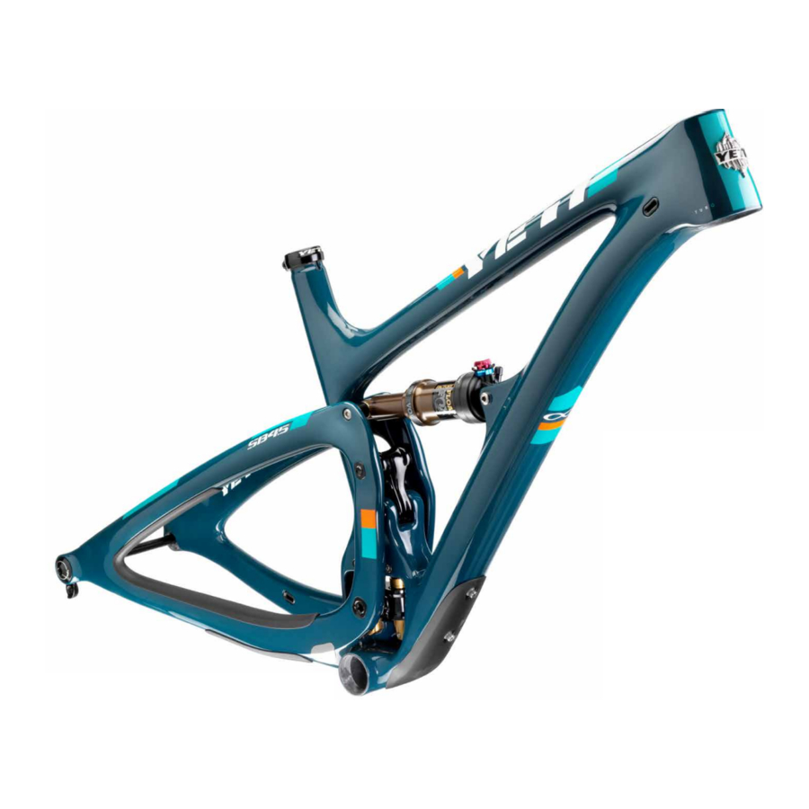 YETI SB4.5 - Mountain Bicycle Manual