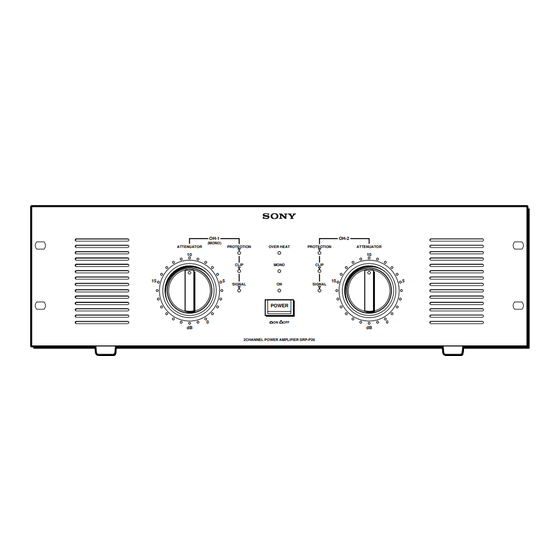 Sony SRP-P15 AEP Service Manual