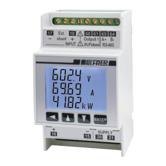 FRER NANO DC Operating Manual