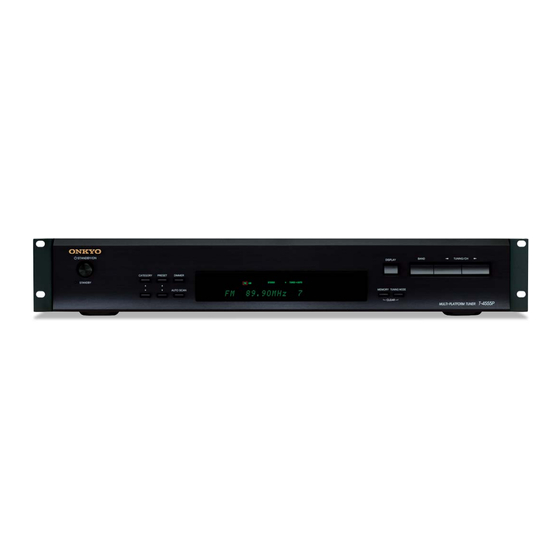 Onkyo T-4555P Specifications