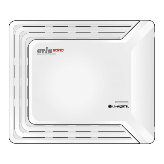 LG-Nortel ARIA SOHO Quick Start Manual