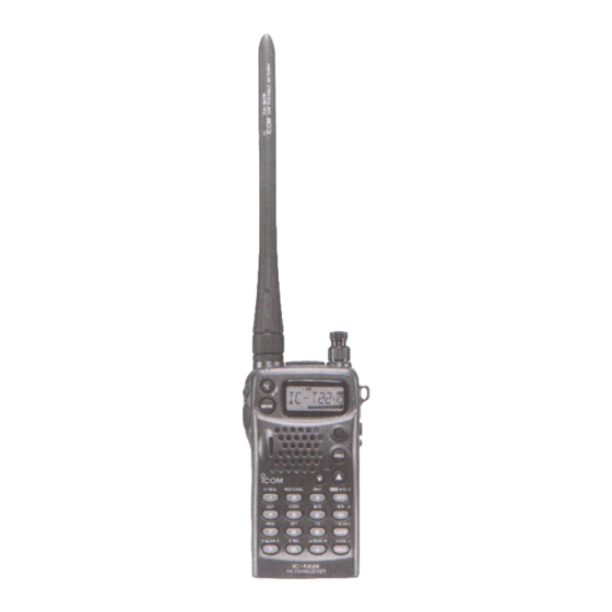 Icom IC-T22A Service Manual