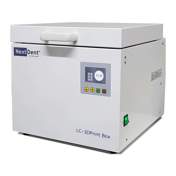 NextDent LC-3DPRINT BOX Instructions For Use Manual