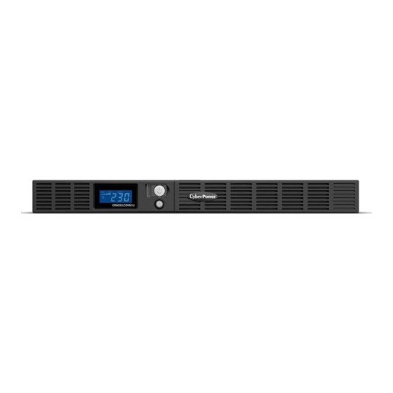 CyberPower OR600ELCDRM1U User Manual