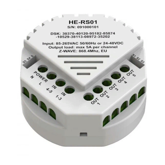 Heltun HE-RS01 User Manual