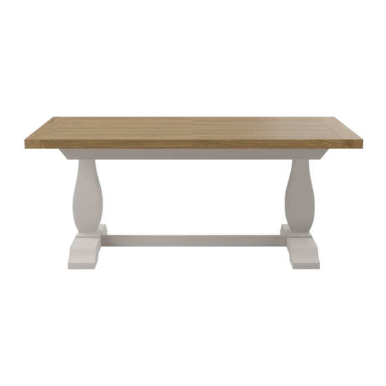 BROSA Baker Extendable Dining Table Assembly Manual