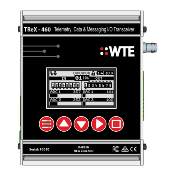 WTE TReX-460 User Manual