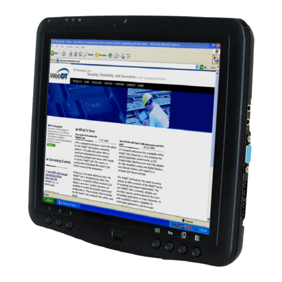 DT Research WebDT 310 Basic Operation Manual