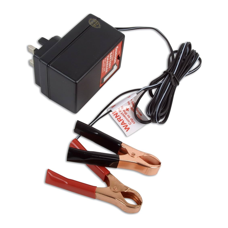 Gunson G4104 - Battery Charger Manual