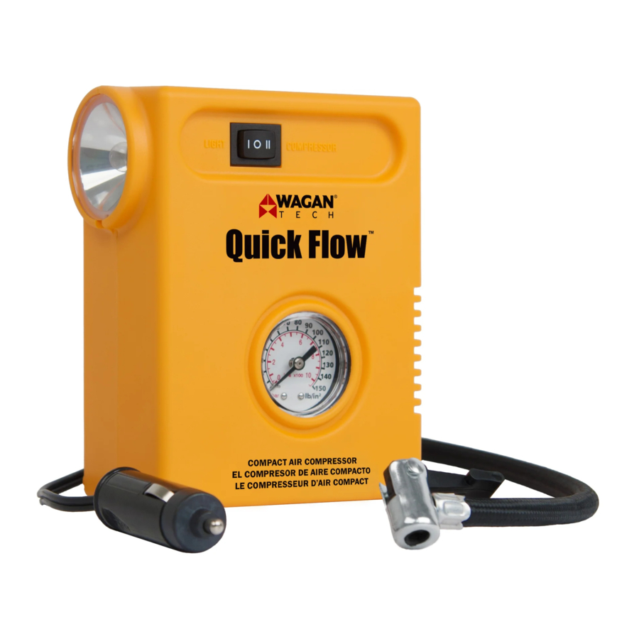 WAGAN Tech Quick Flow 2020 - Compact Air Compressor Manual