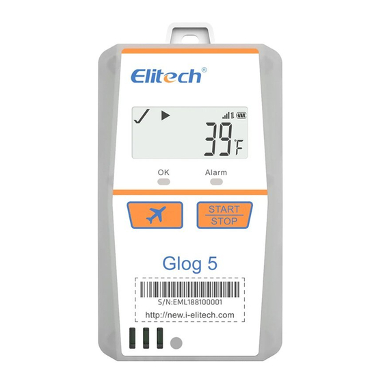 Elitech Glog 5 User Manual