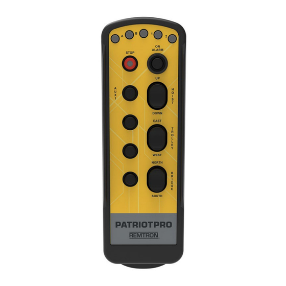 Cattron REMTRON PatriotPro User Manual