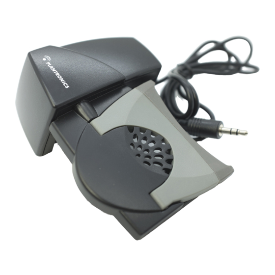 Plantronics HL 10 Manual