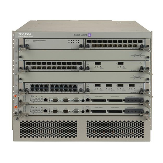 Alcatel-Lucent 7450 ESS-7 Installation Manual