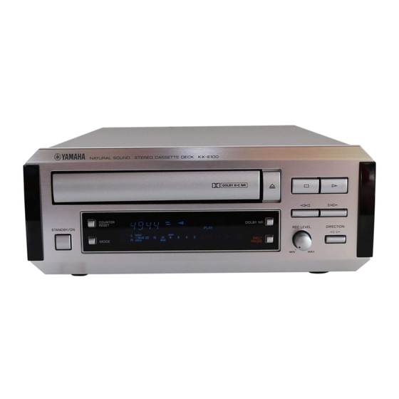 Yamaha KX-E100 Owner's Manual