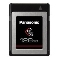 Panasonic RP-CFEX256 Operating Instructions Manual