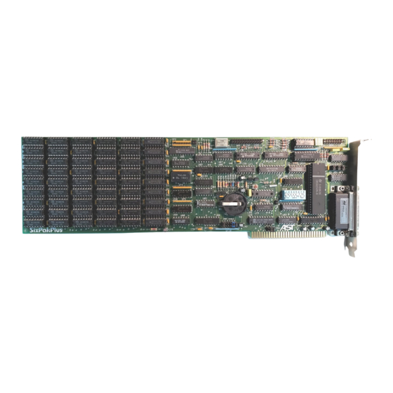 AST RESEARCH SixPakPlus User Manual