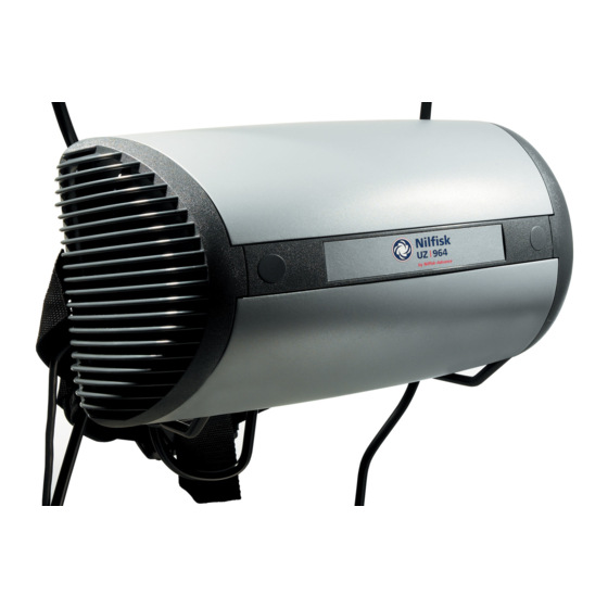 Nilfisk-Advance UZ 964 Instructions For Use Manual