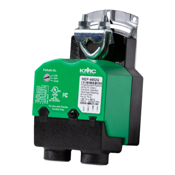 KMC Controls MEP-46 Q Series Quick Start Manual