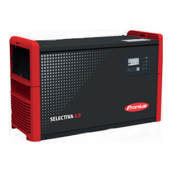 Fronius Selectiva 4.0 2100 Operating Instructions Manual