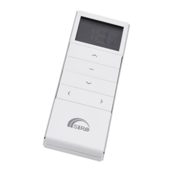 Siro SI1602 Quick Start Manual