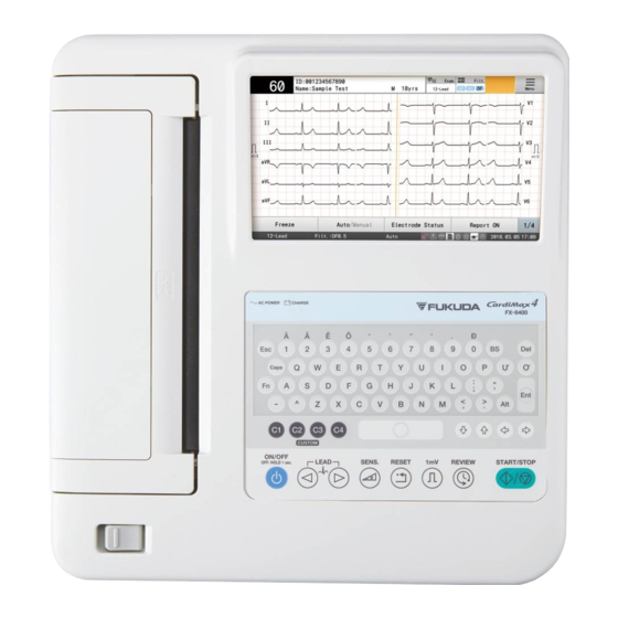Fukuda Denshi FX-8400 Connection Manual