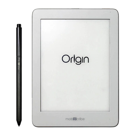 MobiScribe Origin Quick Start Manual
