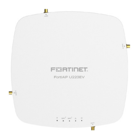 Fortinet FortiAP FAP-U221EV-E Quick Start Manual