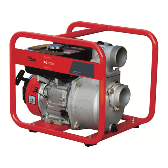Fubag PG 600 Operator's Manual