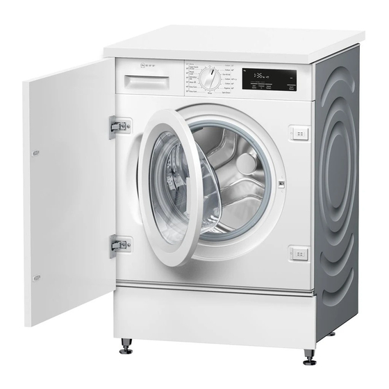 NEFF W543BX2GB User Manual And Installation Instructions