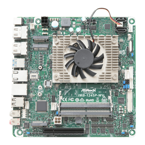 ASRock Industrial IMB-1245P-WV User Manual