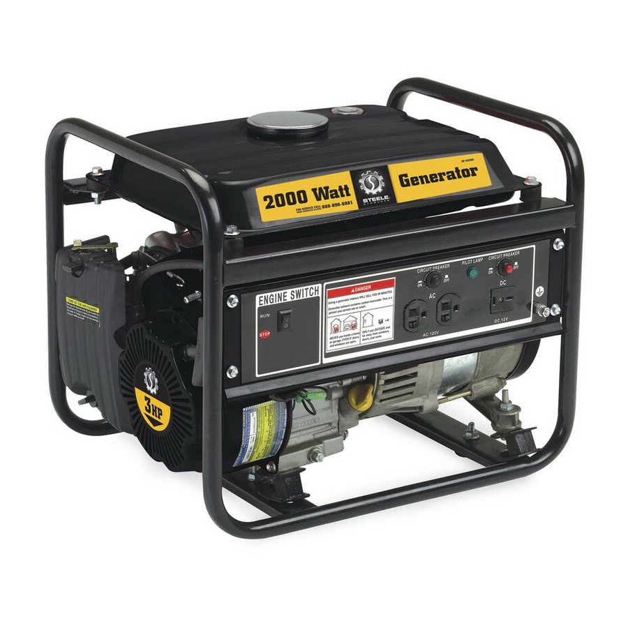 STEELE PRODUCTS SP-GG200 Owner's Manual