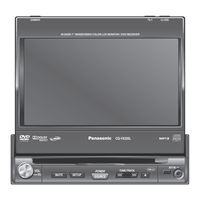 Panasonic CQ-VX220L Operating Instructions Manual