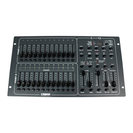 Cobra Lighting Colour Control 12 Manuals