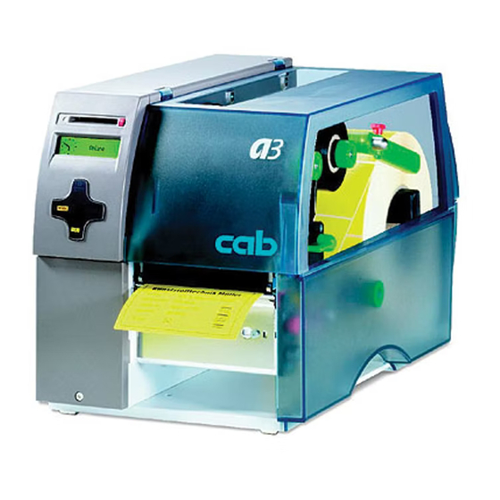 CAB a3 Service Manual