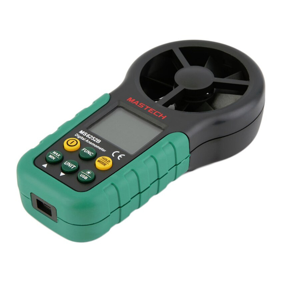 Mastech MS6252B Operation Manual