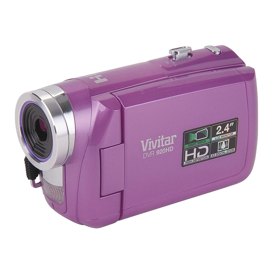 Vivitar DVR 920HD User Manual